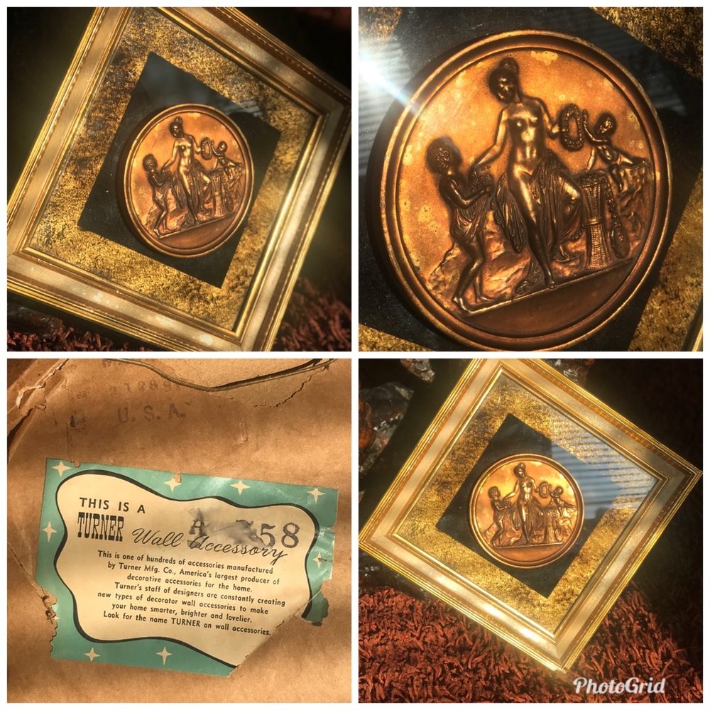 Vtg Turner Wall Accessory Wall Art